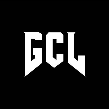 Teknoloji şirketi için GCL harf logosu tasarımı. GCL logo tasarımı siyah ve beyaz renk kombinasyonu. GCL logosu, GCL vektörü, GCL tasarımı, GCL simgesi, GCL alfabesi. GCL tipografi logo tasarımı.