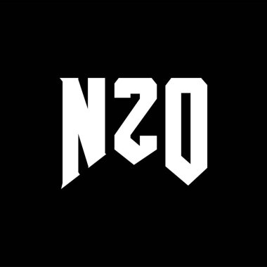 Teknoloji şirketi için NZO harf logosu tasarımı. NZO logo tasarımı siyah ve beyaz renk kombinasyonu. NZO logosu, NZO vektörü, NZO tasarımı, NZO simgesi, NZO alfabesi. NZO tipografi logosu tasarımı.