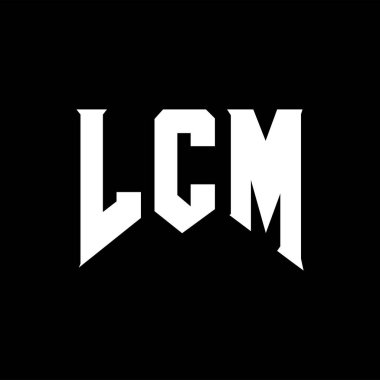 Teknoloji şirketi için LCM mektup logosu tasarımı. LCM logo tasarımı siyah ve beyaz renk kombinasyonu. LCM logosu, LCM vektörü, LCM tasarımı, LCM simgesi, LCM alfabesi. LCM tipografi logosu tasarımı.