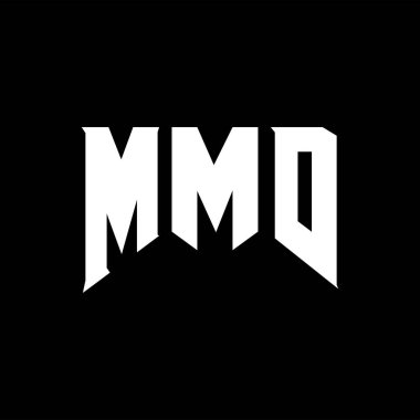 Teknoloji şirketi için MMD harf logosu tasarımı. MMD logo tasarımı siyah ve beyaz renk kombinasyonu. MMD logosu, MMD vektörü, MMD tasarımı, MMD simgesi, MMD alfabesi. MMD tipografi logosu tasarımı.