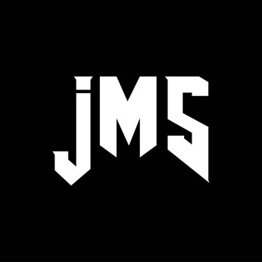 Teknoloji şirketi için JMS mektup logosu tasarımı. JMS logosu siyah ve beyaz renk kombinasyonu tasarladı. JMS logosu, JMS vektörü, JMS tasarımı, JMS simgesi, JMS alfabesi. JMS tipografi logo tasarımı.