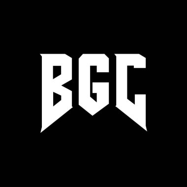 Teknoloji şirketi için BGC mektup logosu tasarımı. BGC logo tasarımı siyah ve beyaz renk kombinasyonu. BGC logosu, BGC vektörü, BGC tasarımı, BGC simgesi, BGC alfabesi. BGC tipografi logosu tasarımı.