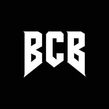 Teknoloji şirketi için BCB harf logosu tasarımı. BCB logo tasarımı siyah ve beyaz renk kombinasyonu. BCB logosu, BCB vektörü, BCB tasarımı, BCB simgesi, BCB alfabesi. BCB tipografi logosu tasarımı.