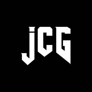 Teknoloji şirketi için JCG mektup logosu tasarımı. JCG logo tasarımı siyah ve beyaz renk kombinasyonu. JCG logosu, JCG vektörü, JCG tasarımı, JCG simgesi, JCG alfabesi. JCG tipografi logo tasarımı.
