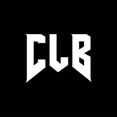 Teknoloji şirketi için CLB harf logosu tasarımı. CLB logo tasarımı siyah ve beyaz renk kombinasyonu. CLB logosu, CLB vektörü, CLB tasarımı, CLB simgesi, CLB alfabesi. CLB tipografi logosu tasarımı.