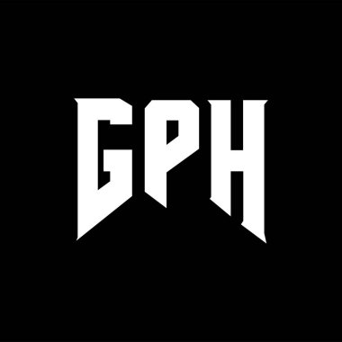 Teknoloji şirketi için GPH mektup logosu tasarımı. GPH logosu siyah ve beyaz renk kombinasyonu tasarladı. GPH logosu, GPH vektörü, GPH tasarımı, GPH simgesi, GPH alfabesi. GPH tipografi logo tasarımı.