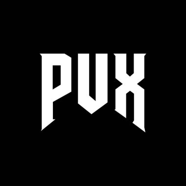 PUX mektup logosu teknoloji şirketi için tasarlandı. PUX logo tasarımı siyah ve beyaz renk kombinasyonu. PUX logosu, PUX vektörü, PUX tasarımı, PUX simgesi, PUX alfabesi. PUX tipografi logo tasarımı.