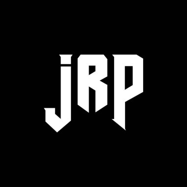 Teknoloji şirketi için JRP mektup logosu tasarımı. JRP logo tasarımı siyah ve beyaz renk kombinasyonu. JRP logosu, JRP vektörü, JRP tasarımı, JRP simgesi, JRP alfabesi. JRP tipografi logosu tasarımı.