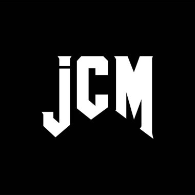 Teknoloji şirketi için JCM mektup logosu tasarımı. JCM logo tasarımı siyah ve beyaz renk kombinasyonu. JCM logosu, JCM vektörü, JCM tasarımı, JCM simgesi, JCM alfabesi. JCM tipografi logosu tasarımı.