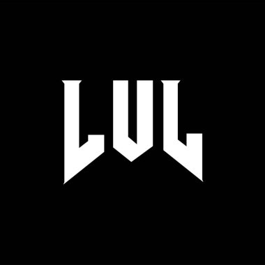 Teknoloji şirketi için LUL harf logosu tasarımı. LUL logo tasarımı siyah ve beyaz renk kombinasyonu. LUL logosu, LUL vektörü, LUL tasarımı, LUL simgesi, LUL alfabesi. LUL tipografi logosu tasarımı.
