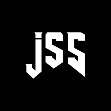 Teknoloji şirketi için JSS mektup logosu tasarımı. JSS logo tasarımı siyah ve beyaz renk kombinasyonu. JSS logosu, JSS vektörü, JSS tasarımı, JSS simgesi, JSS alfabesi. JSS tipografi logosu tasarımı.