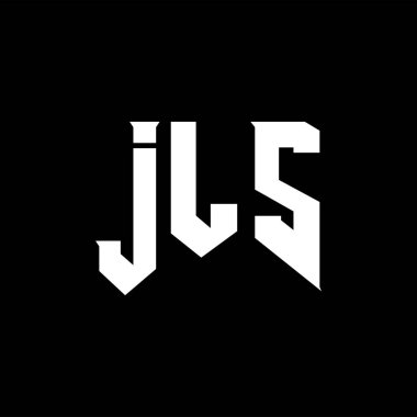 Teknoloji şirketi için JLS mektup logosu tasarımı. JLS logo tasarımı siyah ve beyaz renk kombinasyonu. JLS logosu, JLS vektörü, JLS tasarımı, JLS simgesi, JLS alfabesi. JLS tipografi logosu tasarımı.