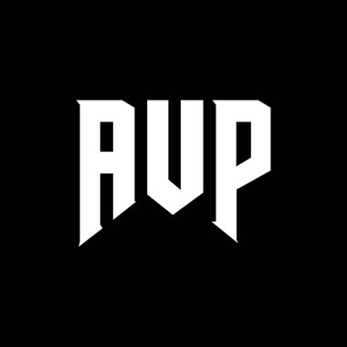 Teknoloji şirketi için AUP mektup logosu tasarımı. AUP logo tasarımı siyah ve beyaz renk kombinasyonu. AUP logosu, AUP vektörü, AUP tasarımı, AUP simgesi, AUP alfabesi. AUP tipografi logosu tasarımı.