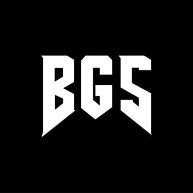 Teknoloji şirketi için BGS mektup logosu tasarımı. BGS logo tasarımı siyah ve beyaz renk kombinasyonu. BGS logosu, BGS vektörü, BGS tasarımı, BGS simgesi, BGS alfabesi. BGS tipografi logosu tasarımı.