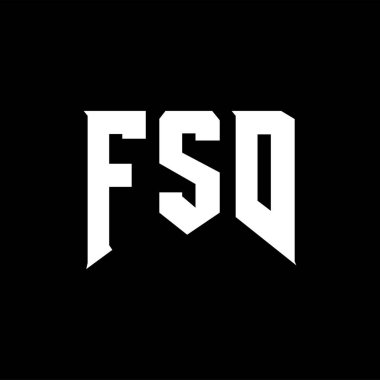 Teknoloji şirketi için FSD mektup logosu tasarımı. FSD logo tasarımı siyah ve beyaz renk kombinasyonu. FSD logosu, FSD vektörü, FSD tasarımı, FSD simgesi, FSD alfabesi. FSD tipografi logosu tasarımı.