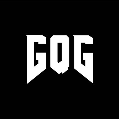 Teknoloji şirketi için GQG harf logosu tasarımı. GQG logo tasarımı siyah ve beyaz renk kombinasyonu. GQG logosu, GQG vektörü, GQG tasarımı, GQG simgesi, GQG alfabesi. GQG tipografi logo tasarımı.