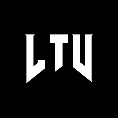 Teknoloji şirketi için LTV mektup logosu tasarımı. LTV logosu siyah-beyaz renk kombinasyonu tasarladı. LTV logosu, LTV vektörü, LTV tasarımı, LTV simgesi, LTV alfabesi. LTV tipografi logosu tasarımı.