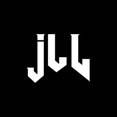 Teknoloji şirketi için JLL mektup logosu tasarımı. JLL logo tasarımı siyah ve beyaz renk kombinasyonu. JLL logosu, JLL vektörü, JLL tasarımı, JLL simgesi, JLL alfabesi. JLL tipografi logosu tasarımı.