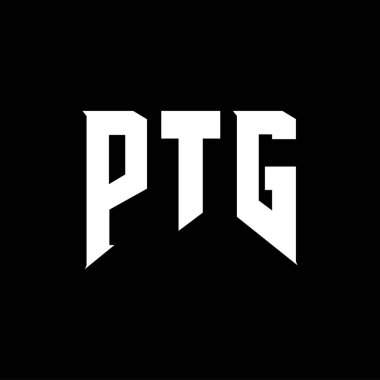 Teknoloji şirketi için PTG mektup logosu tasarımı. PTG logo tasarımı siyah ve beyaz renk kombinasyonu. PTG logosu, PTG vektörü, PTG tasarımı, PTG simgesi, PTG alfabesi. PTG tipografi logo tasarımı.