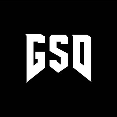 Teknoloji şirketi için GSD mektup logosu tasarımı. GSD logo tasarımı siyah ve beyaz renk kombinasyonu. GSD logosu, GSD vektörü, GSD tasarımı, GSD simgesi, GSD alfabesi. GSD tipografi logosu tasarımı.