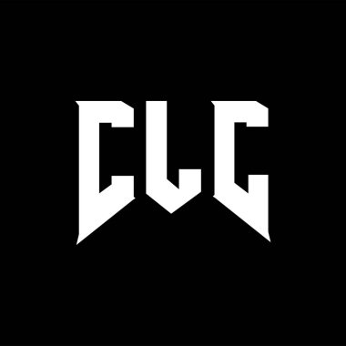 Teknoloji şirketi için CLC mektup logosu tasarımı. CLC logo tasarımı siyah ve beyaz renk kombinasyonu. CLC logosu, CLC vektörü, CLC tasarımı, CLC simgesi, CLC alfabesi. CLC tipografi logosu tasarımı.