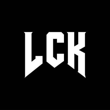 Teknoloji şirketi için LCK mektup logosu tasarımı. LCK logo tasarımı siyah ve beyaz renk kombinasyonu. LCK logosu, LCK vektörü, LCK tasarımı, LCK simgesi, LCK alfabesi. LCK tipografi logosu tasarımı.
