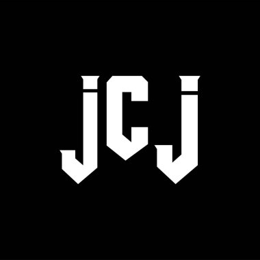 JCJ teknoloji şirketi için mektup logosu tasarımı. JCJ logo tasarımı siyah ve beyaz renk kombinasyonu. JCJ logosu, JCJ vektörü, JCJ tasarımı, JCJ simgesi, JCJ alfabesi. JCJ tipografi logosu tasarımı.