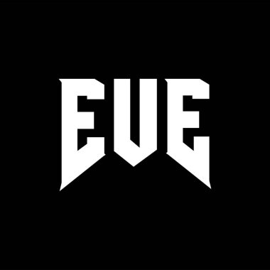 Teknoloji şirketi için EUE mektup logosu tasarımı. EUE logosu siyah-beyaz renk kombinasyonu tasarladı. EUE logosu, EUE vektörü, EUE tasarımı, EUE simgesi, EUE alfabesi. EUE tipografi logosu tasarımı.