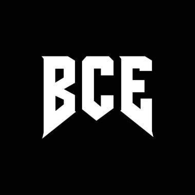 Teknoloji şirketi için BCE mektup logosu tasarımı. BCE logo tasarımı siyah ve beyaz renk kombinasyonu. BCE logosu, BCE vektörü, BCE tasarımı, BCE simgesi, MÖ alfabesi. BCE tipografi logosu tasarımı.