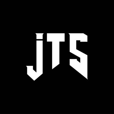 Teknoloji şirketi için JTS mektup logosu tasarımı. JTS logo tasarımı siyah ve beyaz renk kombinasyonu. JTS logosu, JTS vektörü, JTS tasarımı, JTS simgesi, JTS alfabesi. JTS tipografi logosu tasarımı.