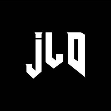 Teknoloji şirketi için JLD mektup logosu tasarımı. JLD logo tasarımı siyah ve beyaz renk kombinasyonu. JLD logosu, JLD vektörü, JLD tasarımı, JLD simgesi, JLD alfabesi. JLD tipografi logosu tasarımı.