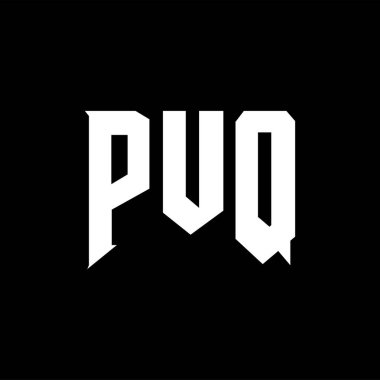 PUQ mektup logo tasarımı teknoloji şirketi için. PUQ logo tasarımı siyah ve beyaz renk kombinasyonu. PUQ logosu, PUQ vektörü, PUQ tasarımı, PUQ simgesi, PUQ alfabesi. PUQ tipografi logosu tasarımı.