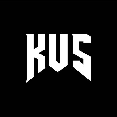 Teknoloji şirketi için KUS harf logosu tasarımı. KUS logosu siyah-beyaz renk kombinasyonu tasarladı. KUS logosu, KUS vektörü, KUS tasarımı, KUS simgesi, KUS alfabesi. KUS tipografi logosu tasarımı.