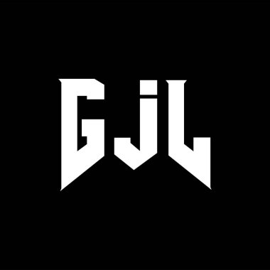 Teknoloji şirketi için GJL mektup logosu tasarımı. GJL logo tasarımı siyah ve beyaz renk kombinasyonu. GJL logosu, GJL vektörü, GJL tasarımı, GJL simgesi, GJL alfabesi. GJL tipografi logosu tasarımı.