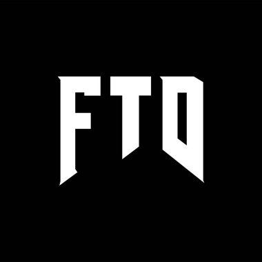 Teknoloji şirketi için FTD mektup logosu tasarımı. FTD logo tasarımı siyah-beyaz renk kombinasyonu. FTD logosu, FTD vektörü, FTD tasarımı, FTD simgesi, FTD alfabesi. FTD tipografi logosu tasarımı.