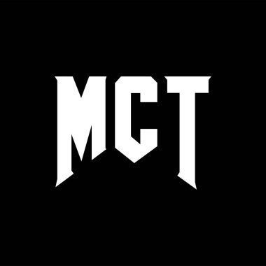 Teknoloji şirketi için MCT mektup logosu tasarımı. MCT logo tasarımı siyah ve beyaz renk kombinasyonu. MCT logosu, MCT vektörü, MCT tasarımı, MCT simgesi, MCT alfabesi. MCT tipografi logosu tasarımı.