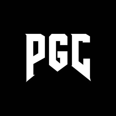 Teknoloji şirketi için PGC mektup logosu tasarımı. PGC logo tasarımı siyah ve beyaz renk kombinasyonu. PGC logosu, PGC vektörü, PGC tasarımı, PGC simgesi, PGC alfabesi. PGC tipografi logosu tasarımı.