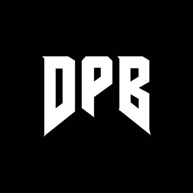 Teknoloji şirketi için DPB mektup logosu tasarımı. DPB logo tasarımı siyah ve beyaz renk kombinasyonu. DPB logosu, DPB vektörü, DPB tasarımı, DPB simgesi, DPB alfabesi. DPB tipografi logosu tasarımı.