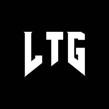 Teknoloji şirketi için LTG harf logosu tasarımı. LTG logo tasarımı siyah ve beyaz renk kombinasyonu. LTG logosu, LTG vektörü, LTG tasarımı, LTG simgesi, LTG alfabesi. LTG tipografi logosu tasarımı.
