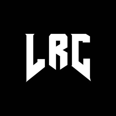 Teknoloji şirketi için LRC mektup logosu tasarımı. LRC logo tasarımı siyah ve beyaz renk kombinasyonu. LRC logosu, LRC vektörü, LRC tasarımı, LRC simgesi, LRC alfabesi. LRC tipografi logosu tasarımı.