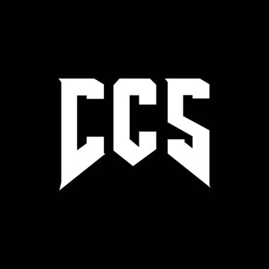 Teknoloji şirketi için CCS mektup logosu tasarımı. CCS logosu siyah-beyaz renk kombinasyonu tasarladı. CCS logosu, CCS vektörü, CCS dizaynı, CCS simgesi, CCS alfabesi. CCS tipografi logosu tasarımı.
