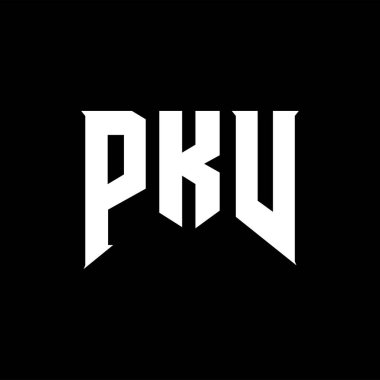 Teknoloji şirketi için PKV mektup logosu tasarımı. PKV logo tasarımı siyah ve beyaz renk kombinasyonu. PKV logosu, PKV vektörü, PKV tasarımı, PKV simgesi, PKV alfabesi. PKV tipografi logosu tasarımı.