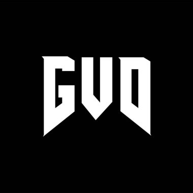 Teknoloji şirketi için GVD harf logosu tasarımı. GVD logo tasarımı siyah ve beyaz renk kombinasyonu. GVD logosu, GVD vektörü, GVD tasarımı, GVD simgesi, GVD alfabesi. GVD tipografi logo tasarımı.