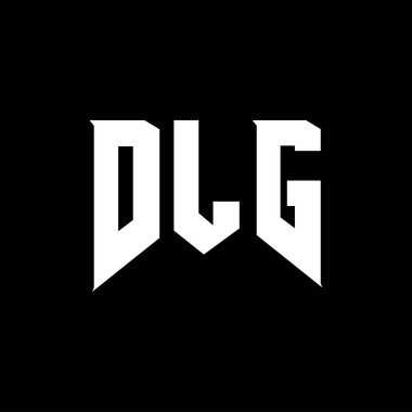 Teknoloji şirketi için DLG mektup logosu tasarımı. DLG logo tasarımı siyah ve beyaz renk kombinasyonu. DLG logosu, DLG vektörü, DLG tasarımı, DLG simgesi, DLG alfabesi. DLG tipografi logosu tasarımı.