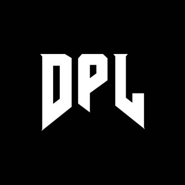 Teknoloji şirketi için DPL mektup logosu tasarımı. DPL logo tasarımı siyah ve beyaz renk kombinasyonu. DPL logosu, DPL vektörü, DPL tasarımı, DPL simgesi, DPL alfabesi. DPL tipografi logosu tasarımı.