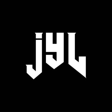 Teknoloji şirketi için JYL mektup logosu tasarımı. JYL logo tasarımı siyah ve beyaz renk kombinasyonu. JYL logosu, JYL vektörü, JYL tasarımı, JYL simgesi, JYL alfabesi. JYL tipografi logosu tasarımı.