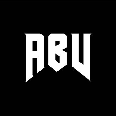 Teknoloji şirketi için ABV mektup logosu tasarımı. ABV logo tasarımı siyah ve beyaz renk kombinasyonu. ABV logosu, ABV vektörü, ABV tasarımı, ABV simgesi, ABV alfabesi. ABV tipografi logosu tasarımı.