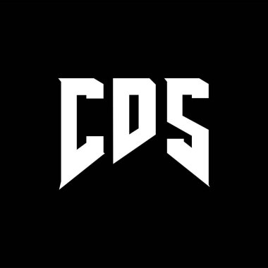 Teknoloji şirketi için CDS mektup logosu tasarımı. CDS logo tasarımı siyah ve beyaz renk kombinasyonu. CDS logosu, CDS vektörü, CDS tasarımı, CDS simgesi, CDS alfabesi. CDS tipografi logosu tasarımı.