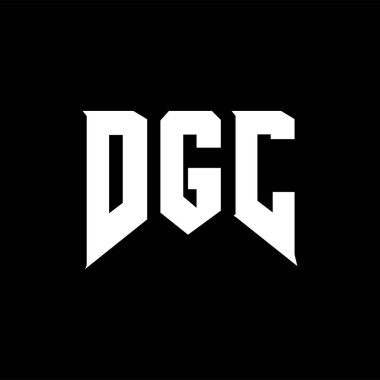 Teknoloji şirketi için DGC mektup logosu tasarımı. DGC logo tasarımı siyah ve beyaz renk kombinasyonu. DGC logosu, DGC vektörü, DGC tasarımı, DGC simgesi, DGC alfabesi. DGC tipografi logosu tasarımı.