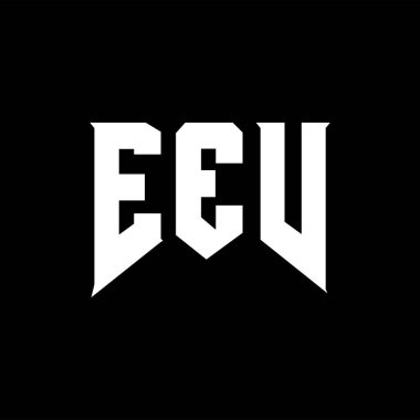 Teknoloji şirketi için AÇV mektup logosu tasarımı. AÇV logosu siyah ve beyaz renk kombinasyonu tasarladı. EEV logosu, EEV vektörü, EEV tasarımı, EEV simgesi, AÇV alfabesi. AÇV tipografi logosu tasarımı.